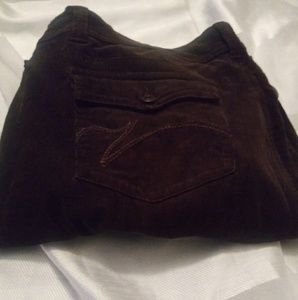Brown corduroy pants